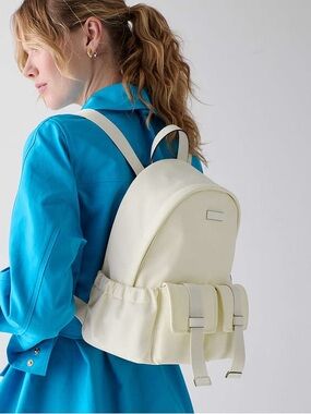 NWT Kate Spade Carter Nylon Cargo Backpack - Meringue